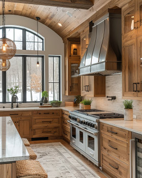 Exquisite Interior Elegance of Modern Kitchen
