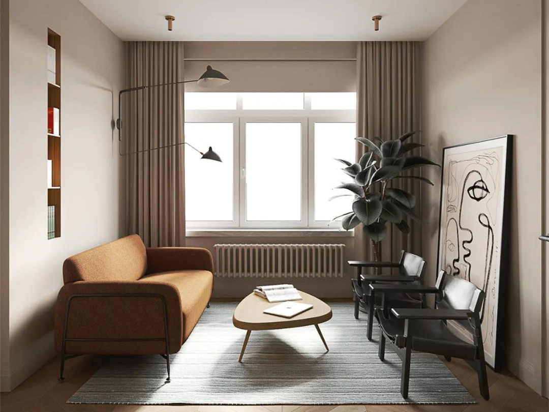 现代古朴典雅住宅丨Yevheniia Dubrovska-2