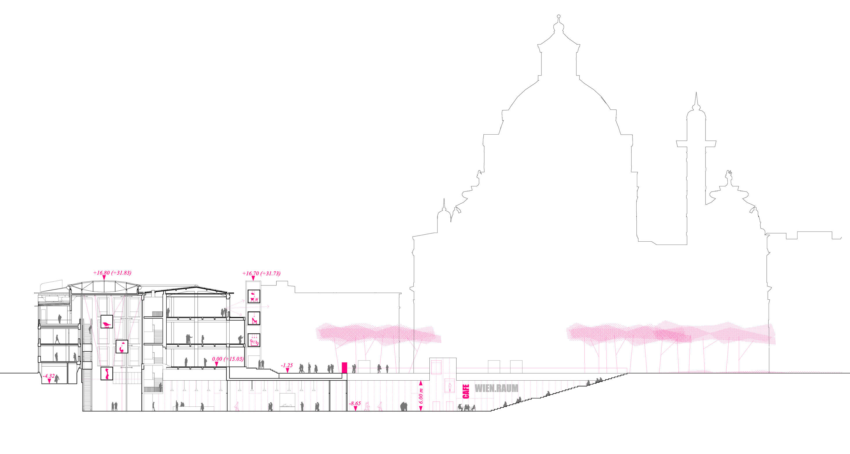 维也纳城市博物馆扩建竞赛方案丨奥地利维也纳-18