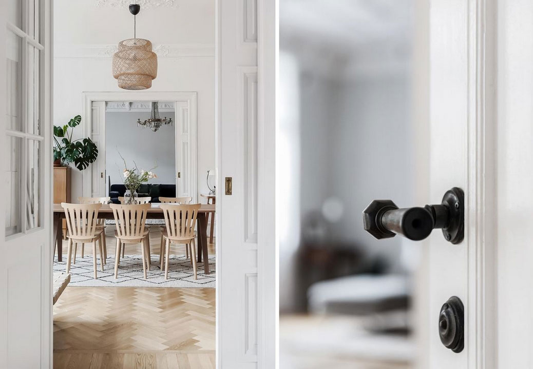瑞典明亮宽敞公寓，古典与现代完美融合-11