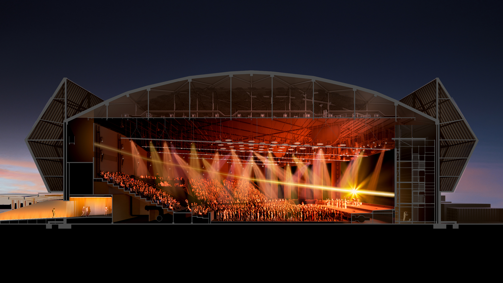 阿巴竞技场丨英国伦敦丨Stufish Entertainment Architects-19