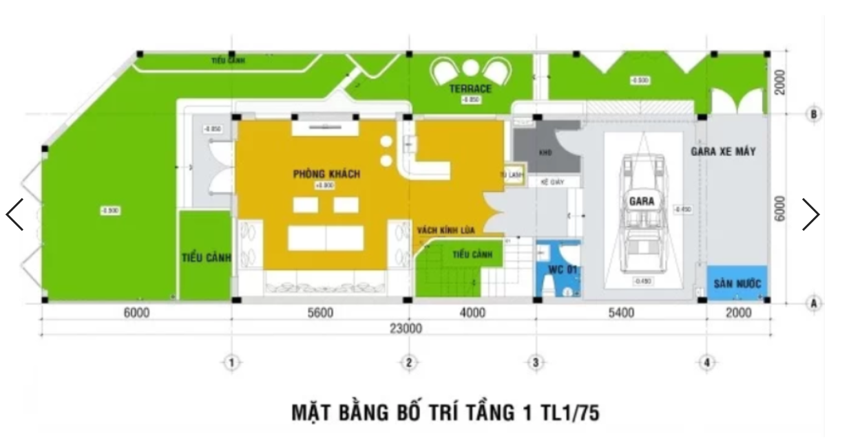 Xây Nhà 3 Tầng, Một Lửng Với Nội Thất Gỗ Tự Nhiên | Sydesign-1