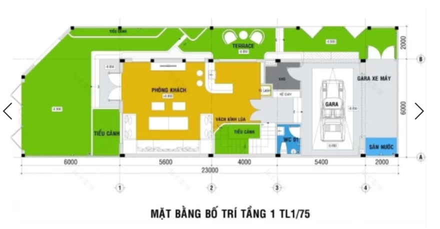 Xây Nhà 3 Tầng, Một Lửng Với Nội Thất Gỗ Tự Nhiên | Sydesign-1