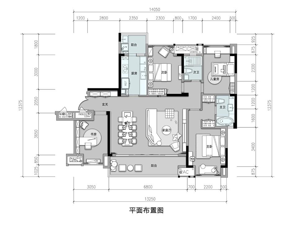 首地江山赋142㎡样板间丨中国重庆丨瑞和禧设计-7
