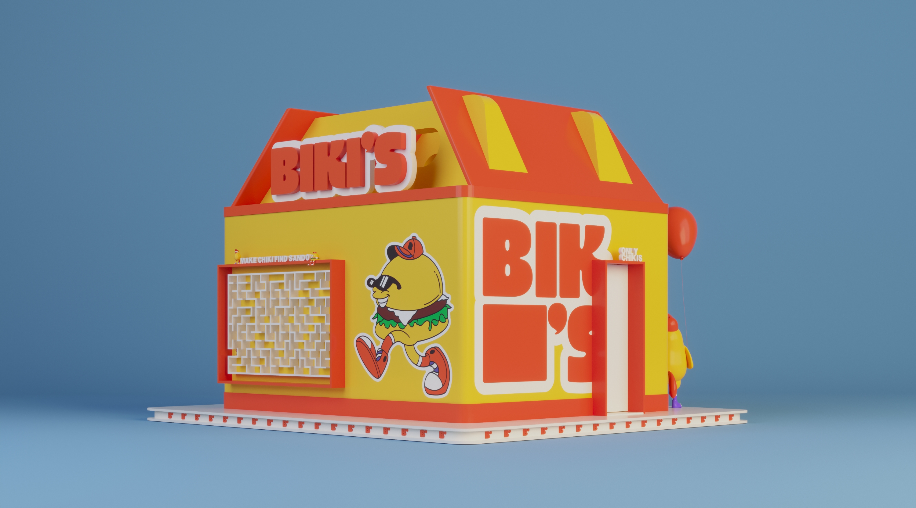 比奇(BIKI)的自行车展位丨埃及开罗丨DEN Projects-13