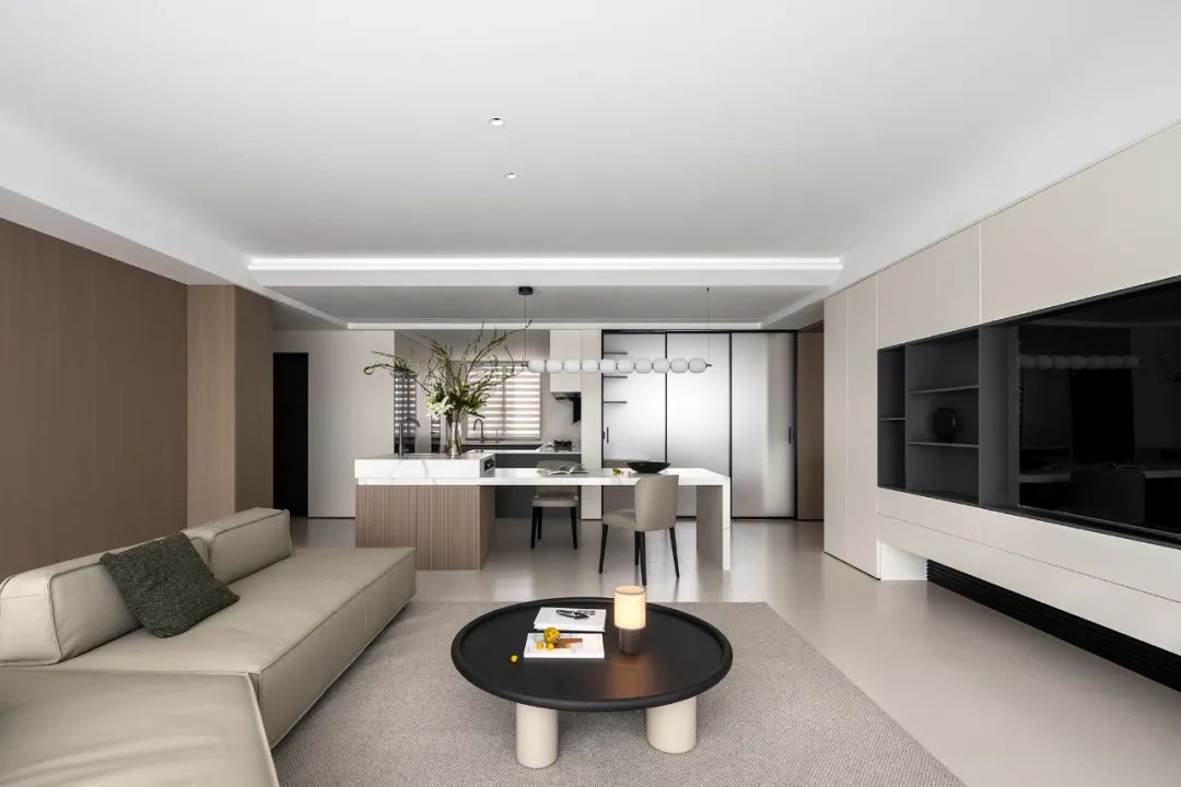 140㎡精选案例|越是简单的配色越耐人寻味-12