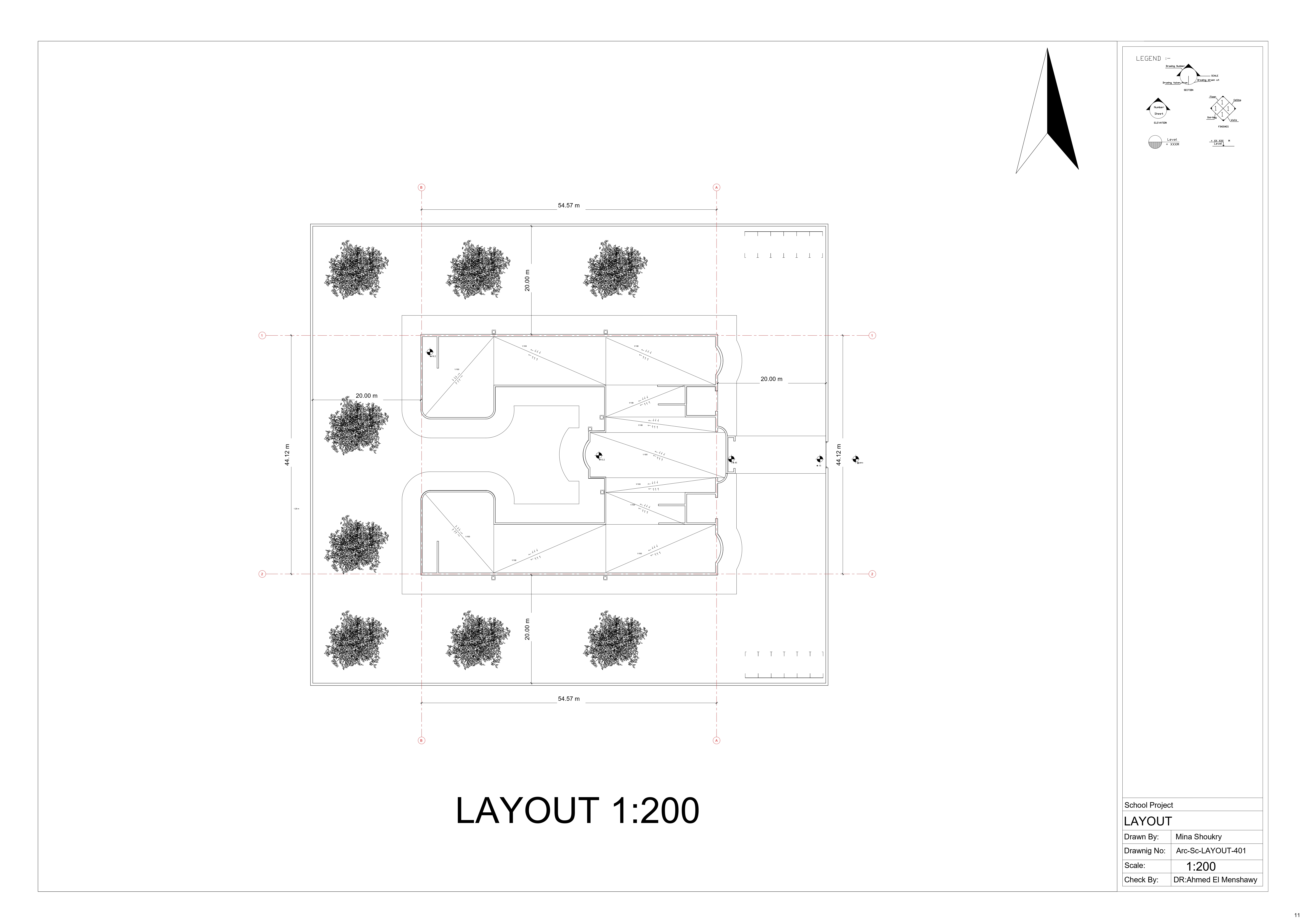SCHOOL (WORKING DRAWING-10