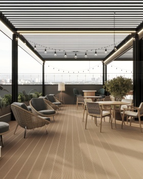 Anoma Hotel Terrace Design at Diani Beach