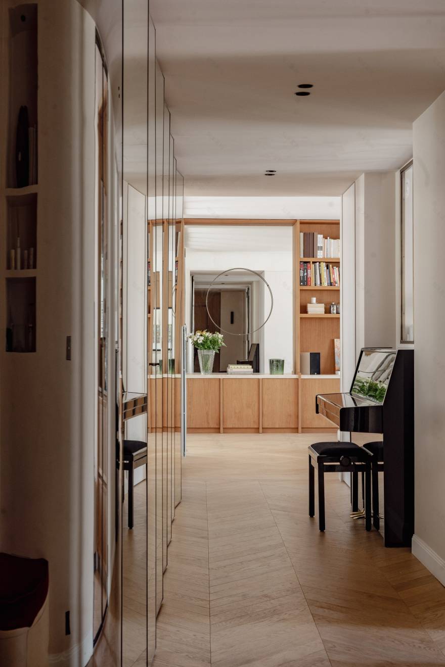 巴黎豪华公寓 | 艺术装饰风格与家庭温馨的完美结合-4