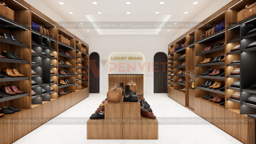 Lu·ury Brand皮革鞋店设计丨越南河内丨KTS. Hà Mạnh Khánh-15