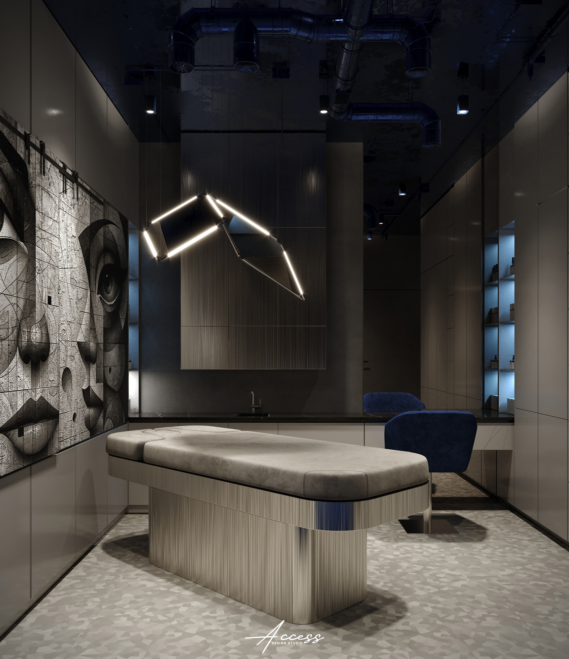 Nawras al Mullahi美容沙龙设计丨Access Design-35