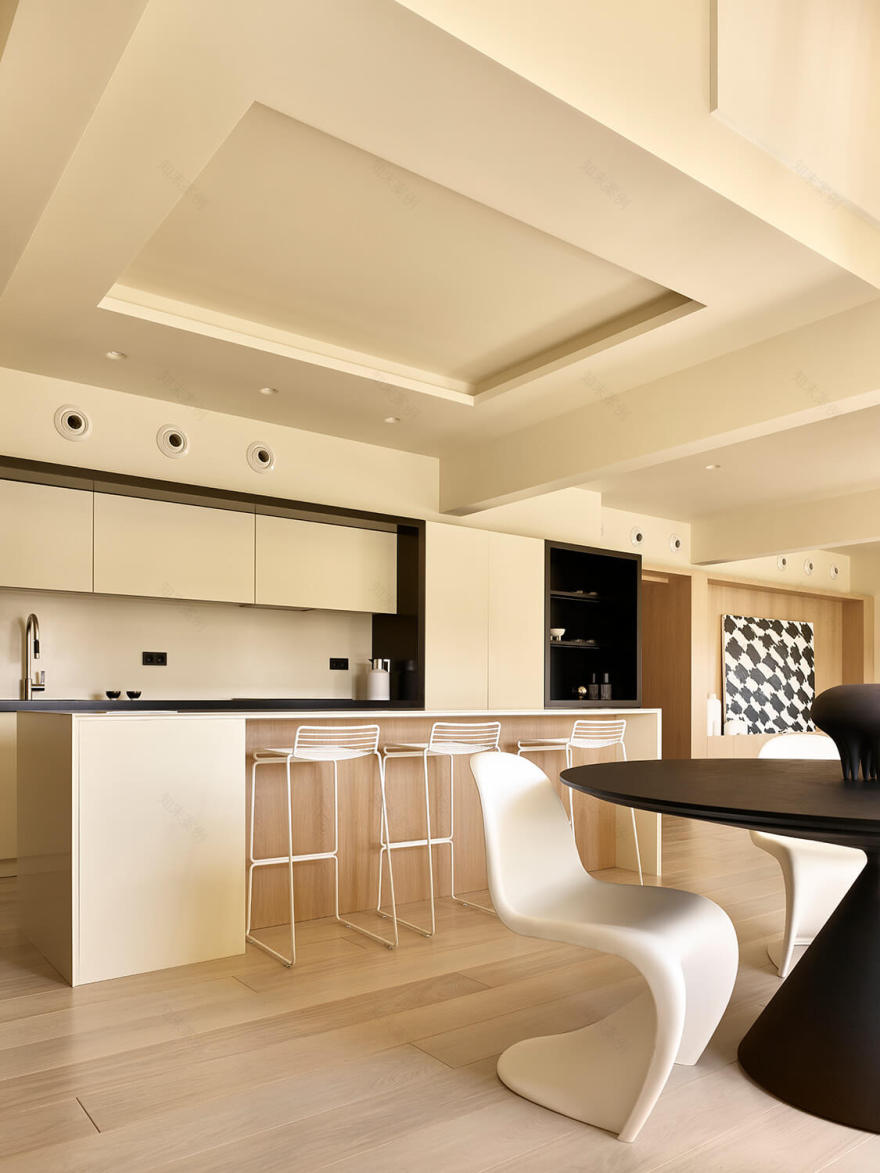 莫斯科色彩鲜艳的现代公寓丨俄罗斯莫斯科丨Well Done Interiors-27