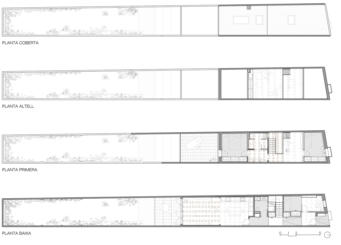 82SAN 分隔墙之间房屋的修复与扩建丨西班牙丨Vallribera Arquitectes-11