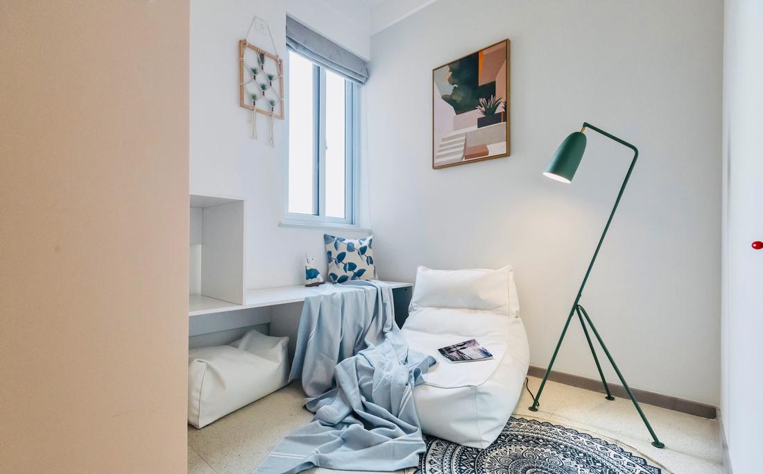 小户型现代简约风设计 | 色彩缤纷,布局巧妙-17