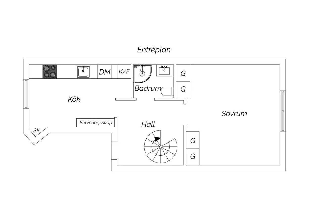 巧妙的屋顶窗 | 瑞典斯德哥尔摩公寓的独特设计-27