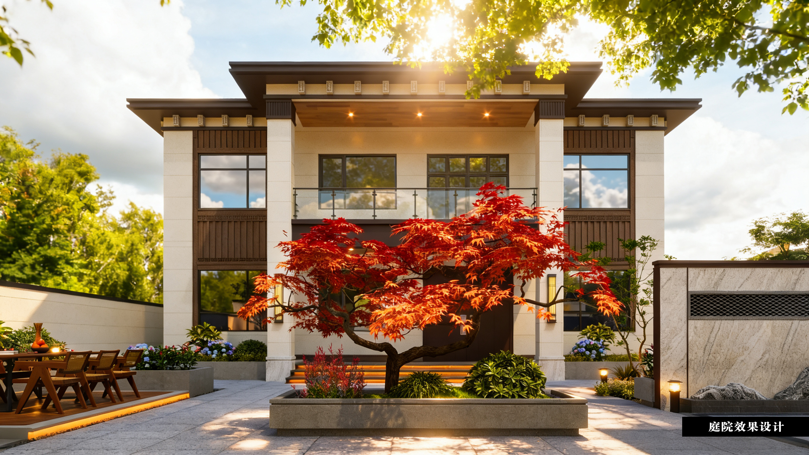 小院春秋 | 自建乡墅庭院设计-0