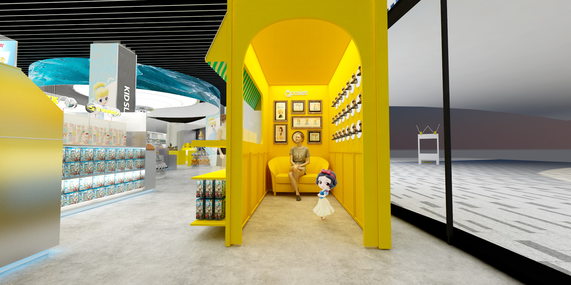 kisland 深圳欢乐港湾形象店设计-9