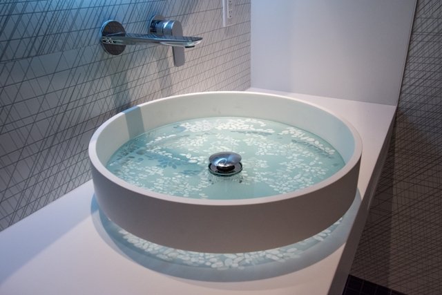 Powder Room with custom vanity | Freespace Design LLC-11