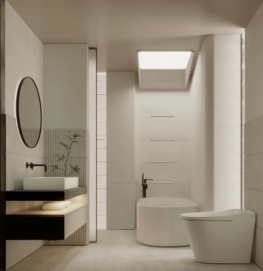 首发.璞凡设计｜上海阅麓山275㎡别墅，有温度的侘寂极简-36