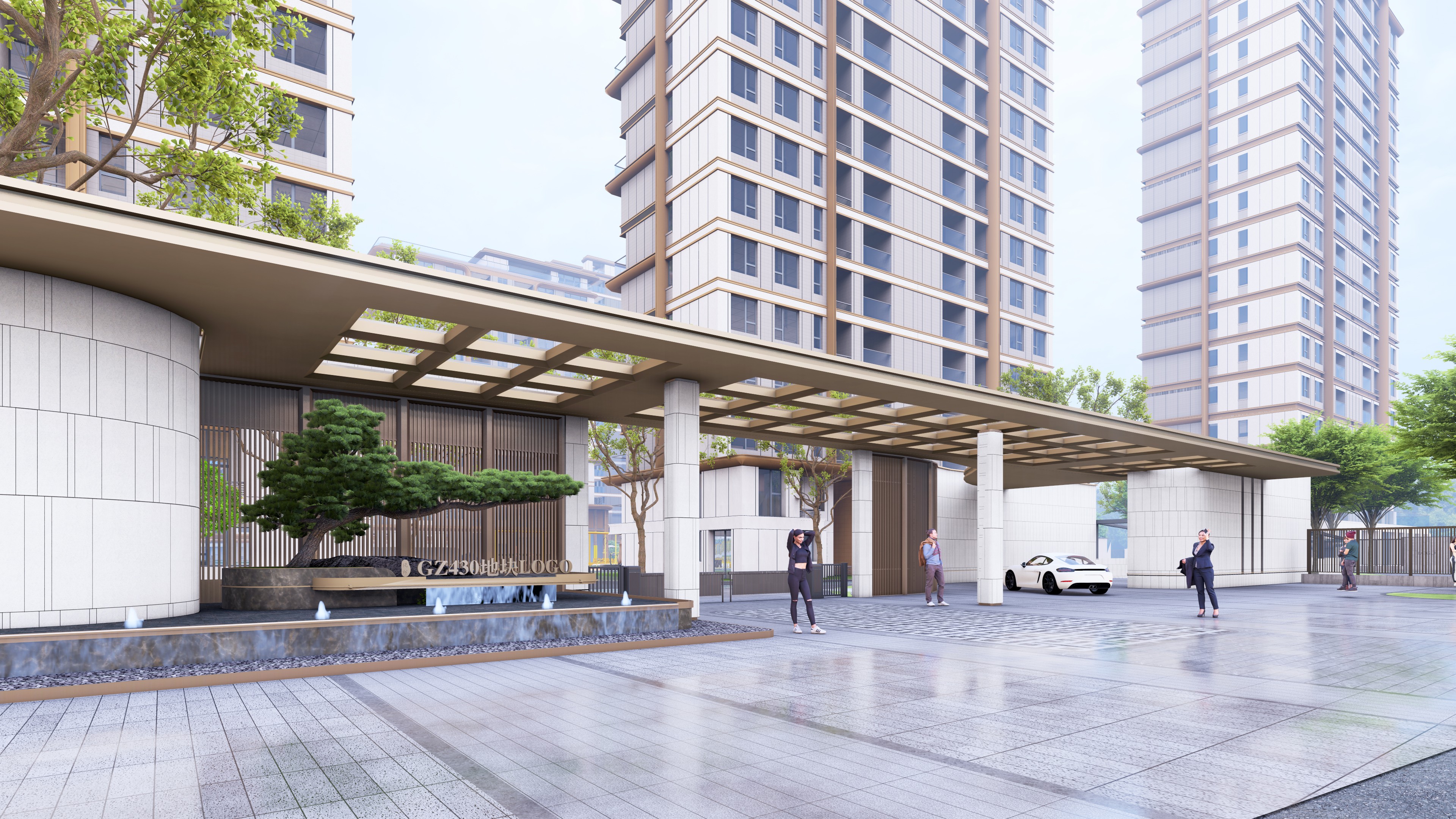 新中式现代高端地产lumion-1