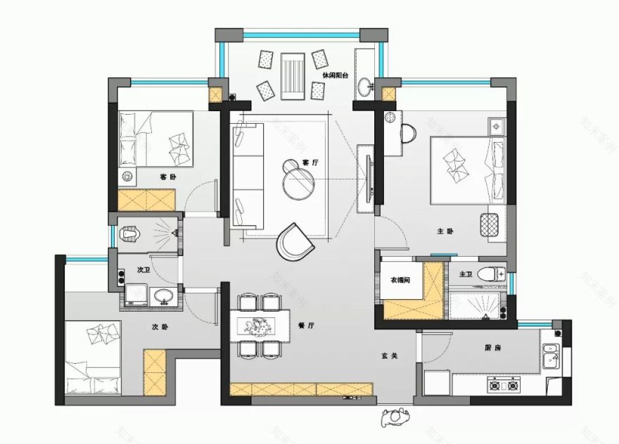 长沙北欧风、宜家风、现代北欧风各具特色,总有一款适合你-45