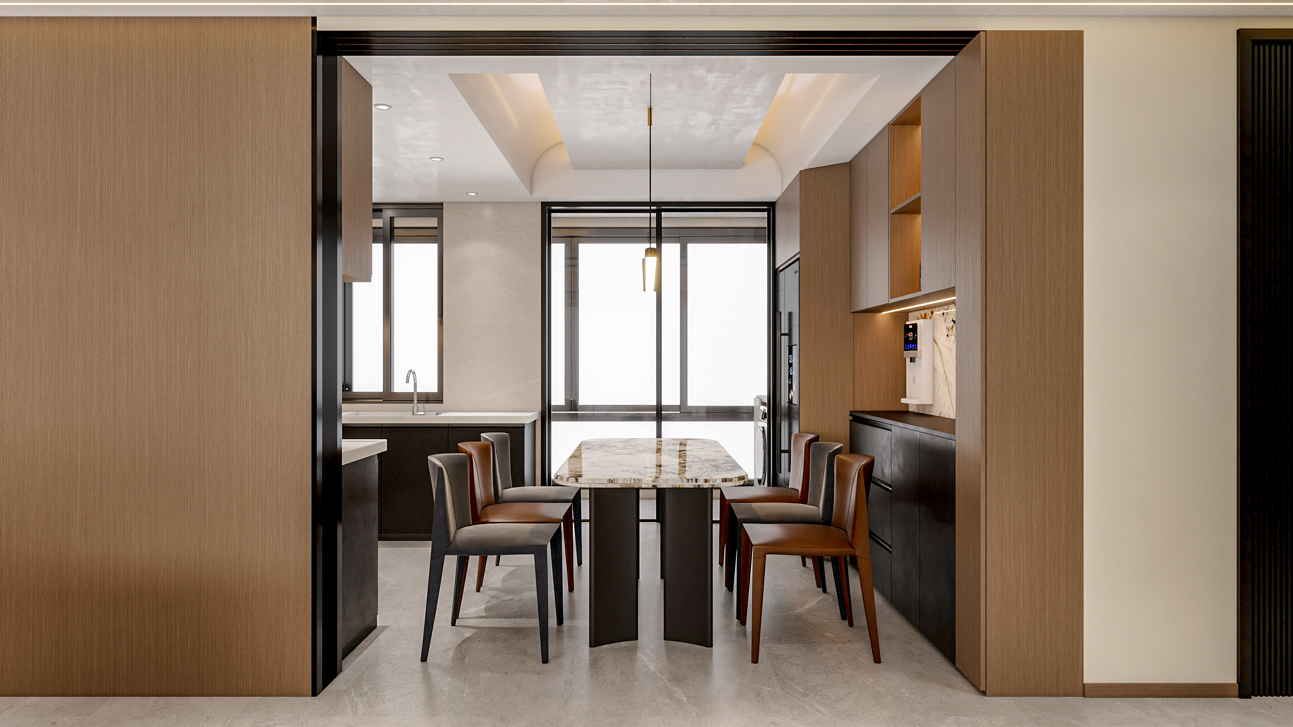 四川成都锦熙华庭鹭湾一号（138平方意式极简三居室）-24