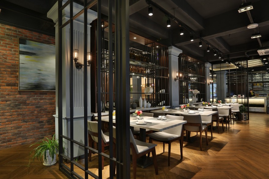 IDDW 道伟设计 | “灰度”巴黎中餐厅,简约工业风融合巴黎元素-34