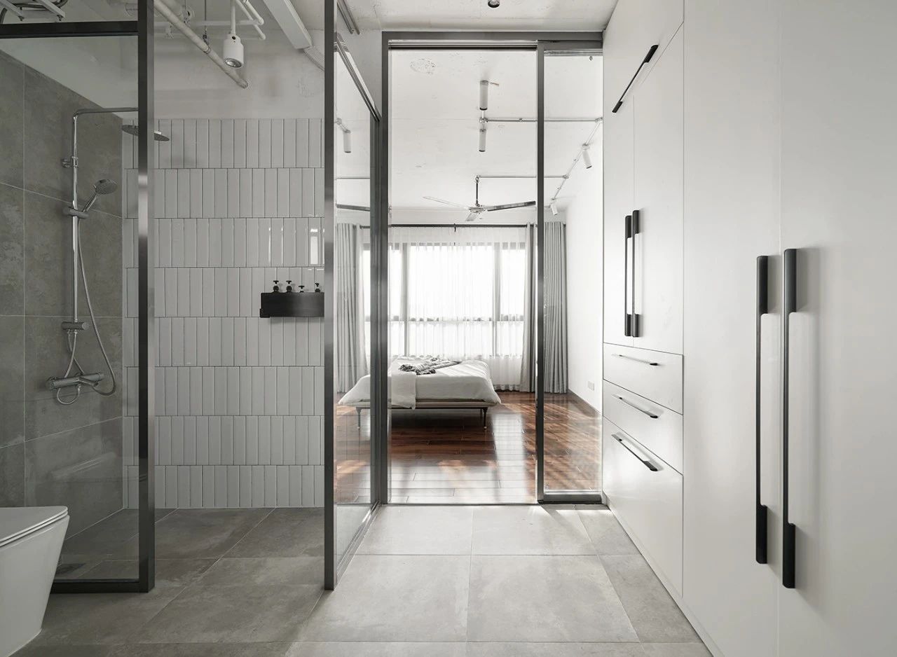 白色简约单身公寓室内设计丨注重人文情怀的现代室内设计社-29