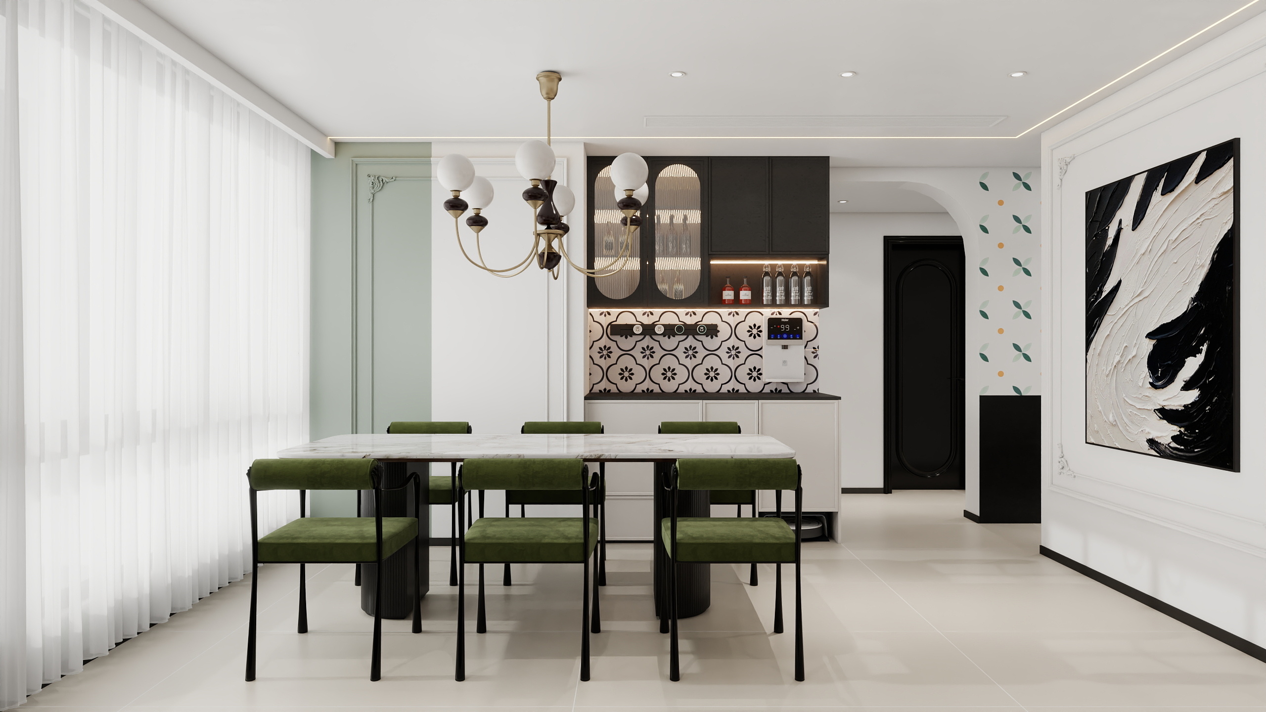 四川成都澳洲湾（225平方简约法式四居室）-10