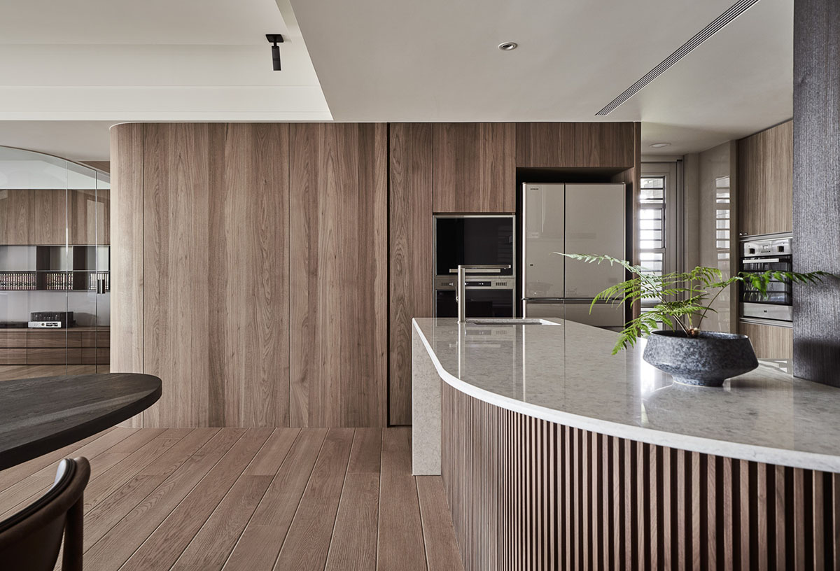 现代舒适的 132㎡原木风住宅-14