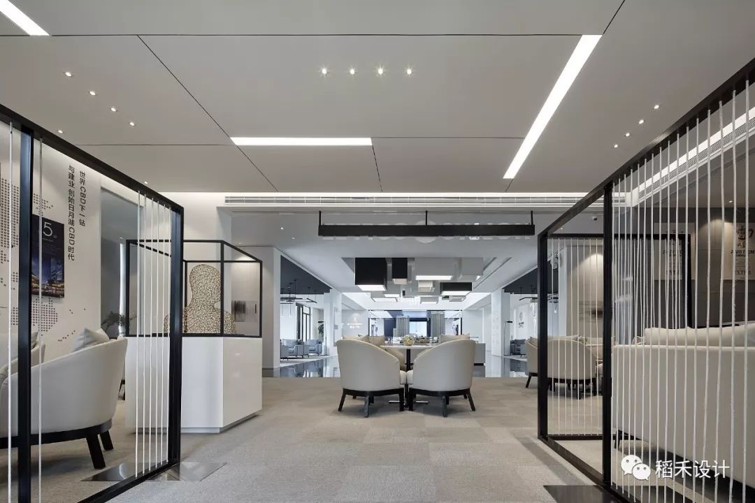 建业总部港售楼部 | 未来科技空间的艺术演绎-30