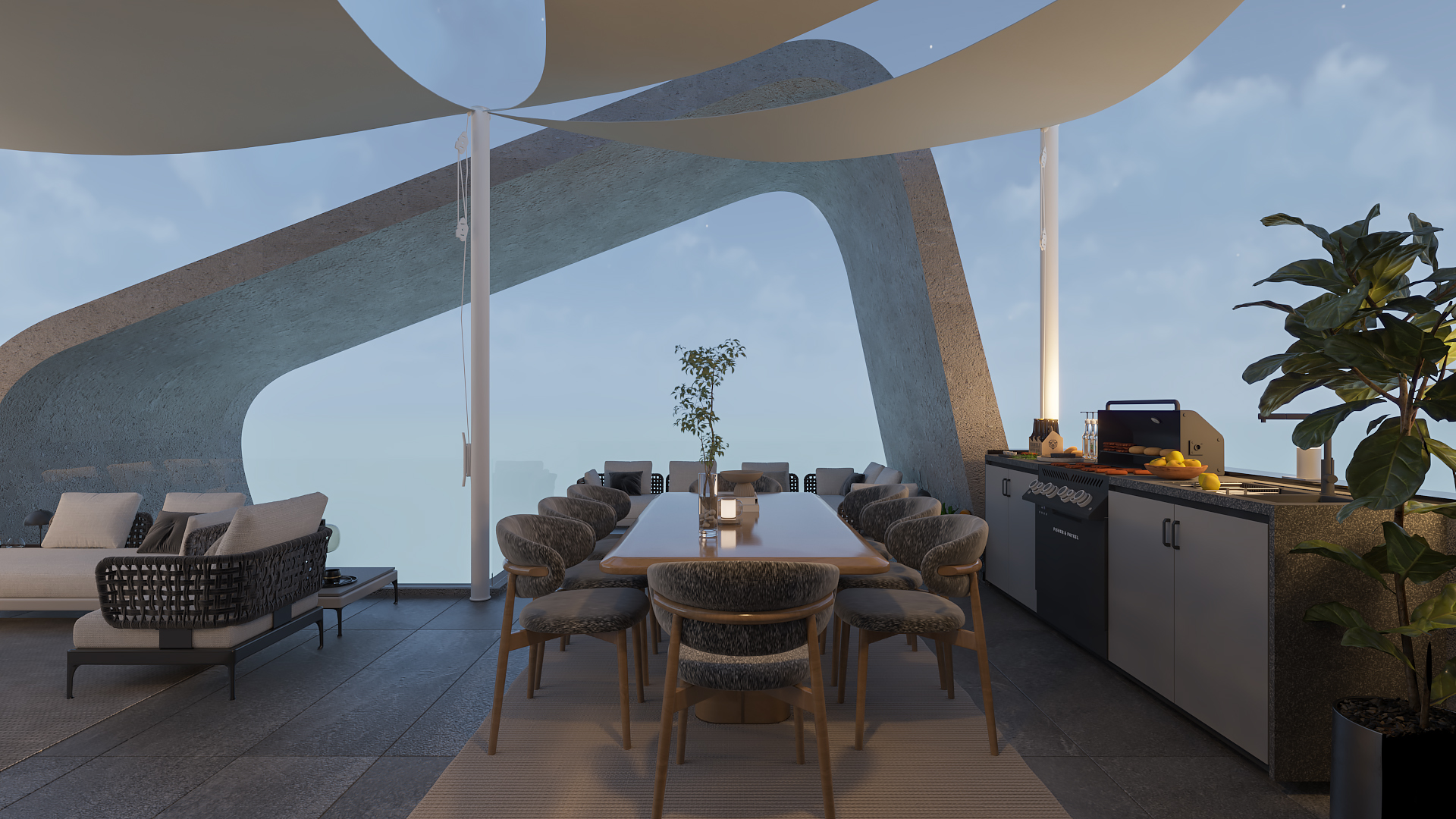 Terrace Design at Fouka Bay, North coast-6