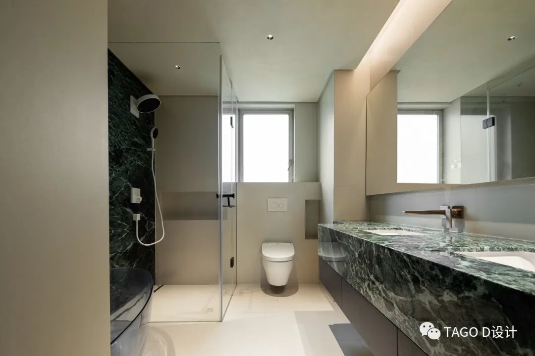 杭州君临天下极简诧寂风格大平层设计丨中国杭州丨浙江天工装饰工程有限公司 TAGO D 设计工作室-71