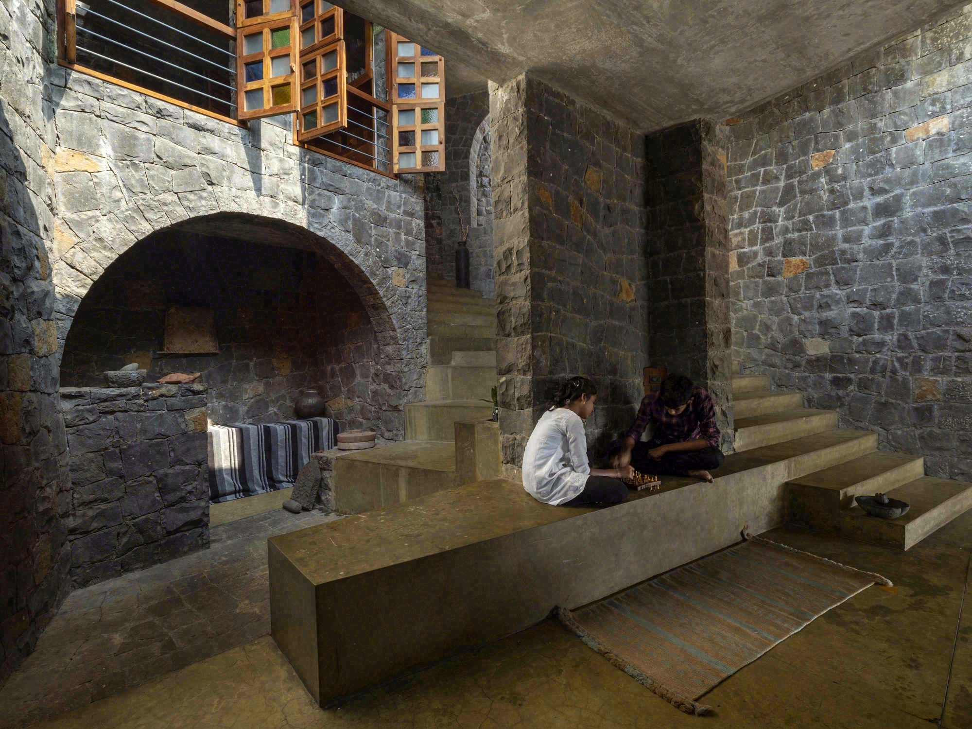 帕德维阳台屋丨印度丨PMA madhushala-41