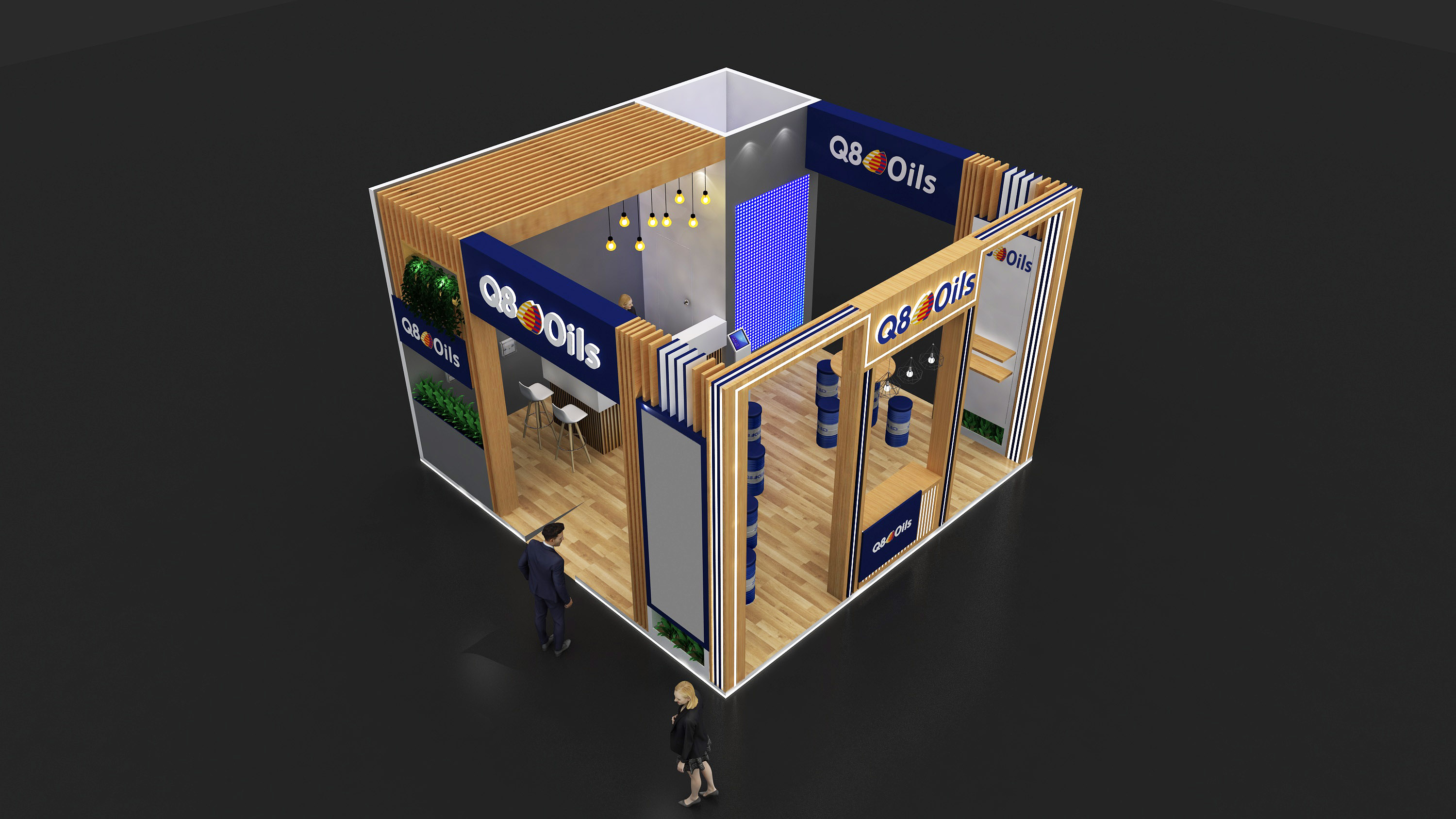 Q8 OILS 6X6M STALL DESIGN IN DUBAI-9