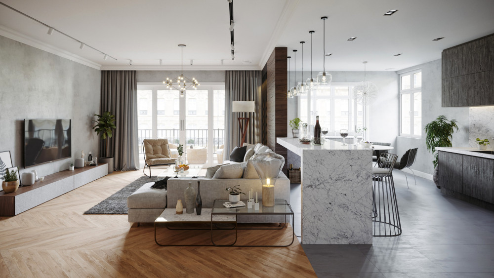 北欧风与现代居所的完美融合-0