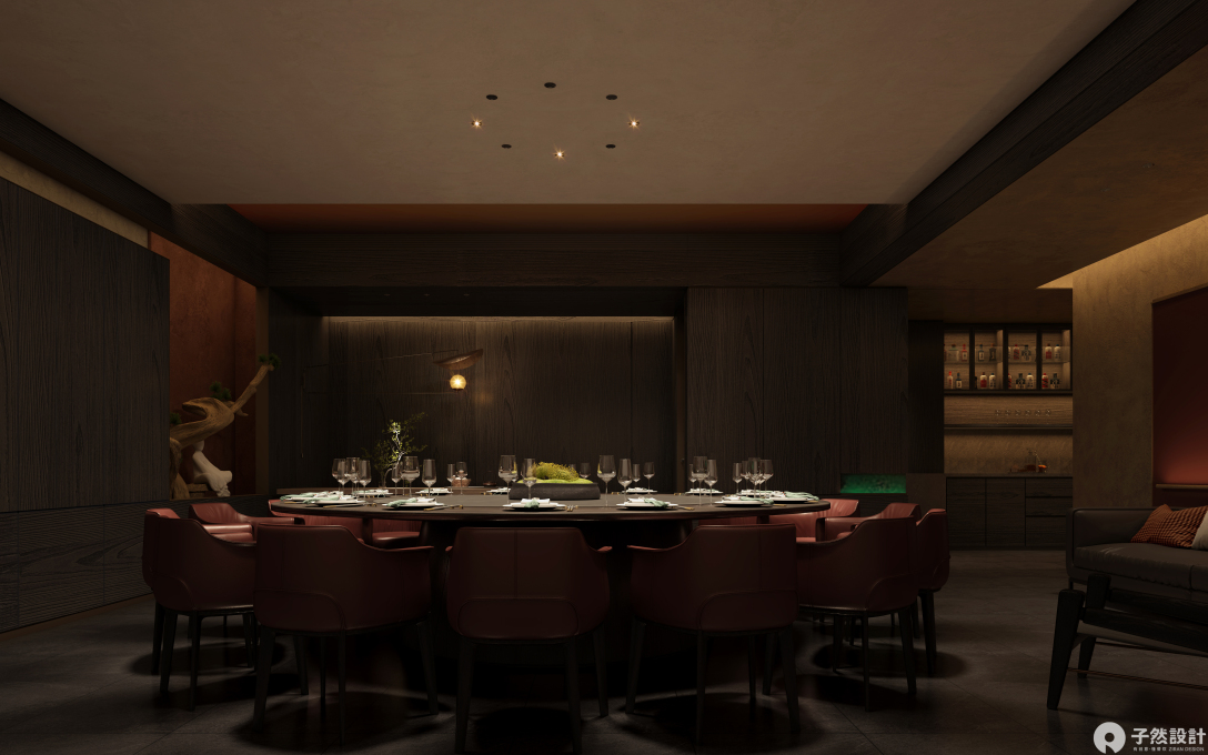 鸽子侯餐厅设计丨中国西安丨子然设计-42