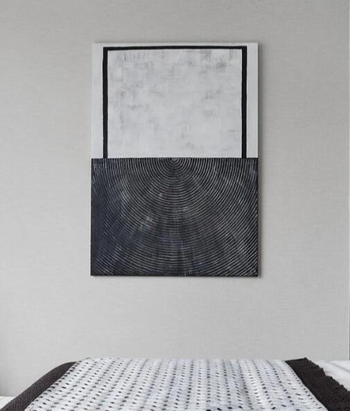 客厅玄关立体装饰画现代轻奢餐厅挂画简约抽象艺术装置画样板间-7