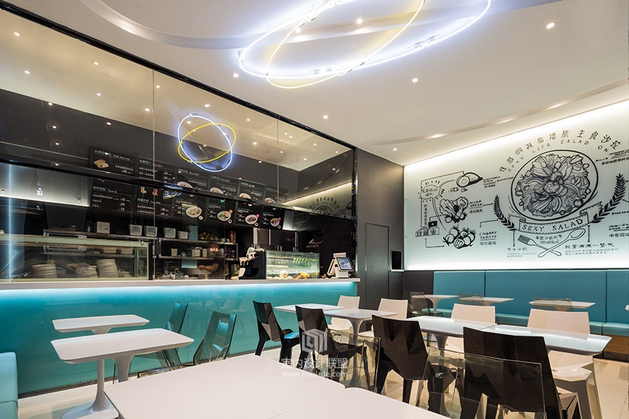 华空间设计--好色派沙拉,只为更出色，深圳海岸城店-30