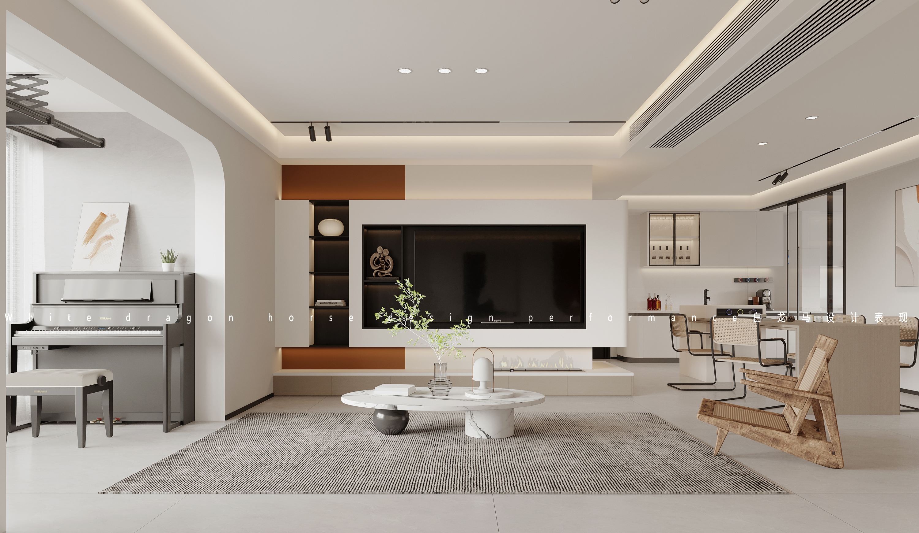 奶油风格——白龙马效果图-9