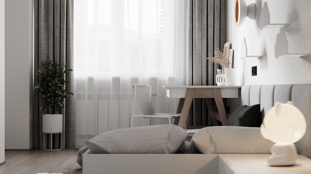 灰色系-极简风住宅设计-15