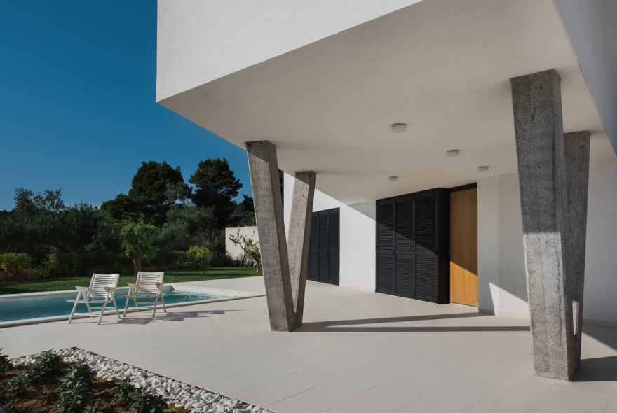 克罗地亚海滨度假屋 | 绿色环境中的人文关怀-53