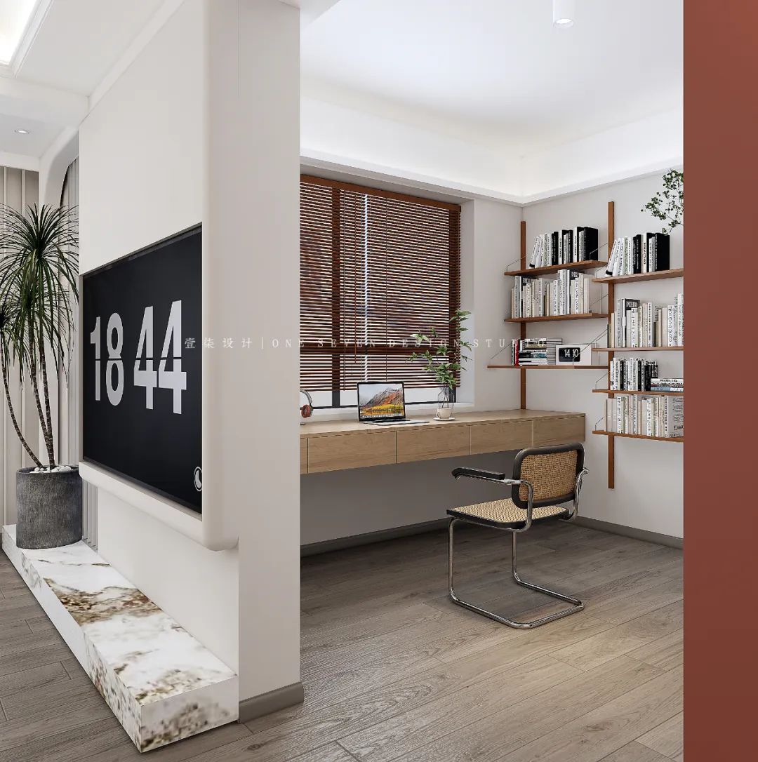 现代四房两厅设计丨壹柒设计-58