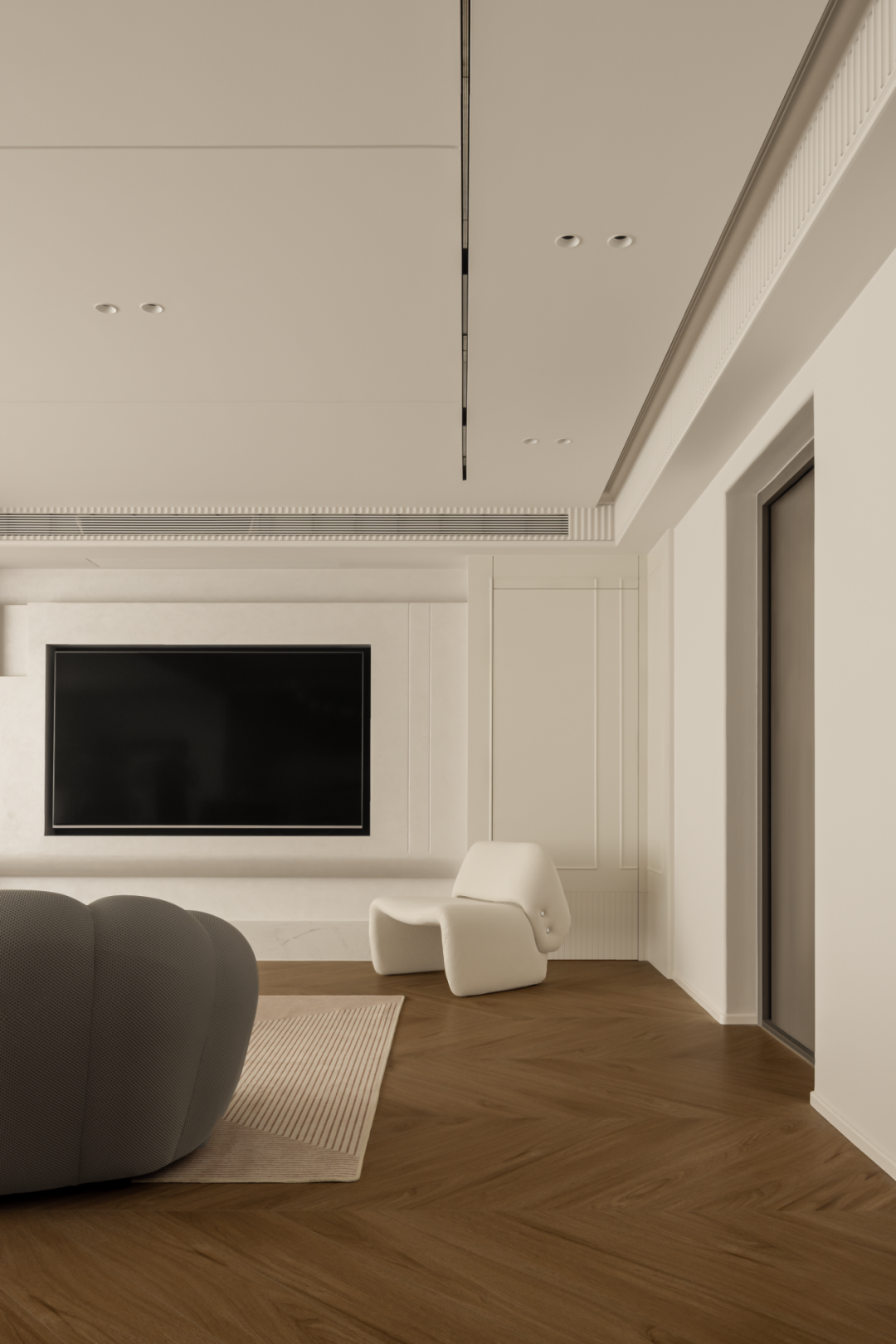 现代法式 · 舒适温馨空间-1