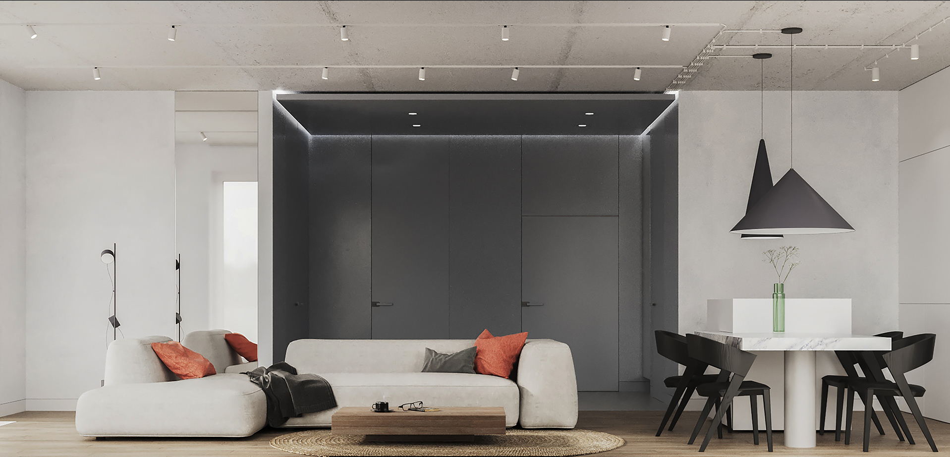 高级色系公寓设计 永不过时的配色-1