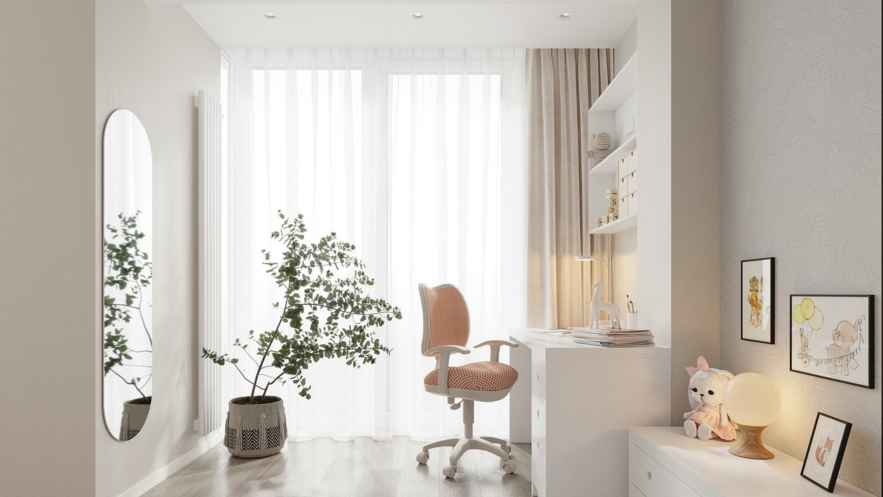 乌克兰上城 130平简约空间设计-13