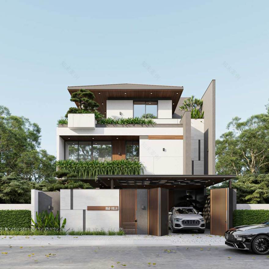 12m深10m宽临街住宅设计丨NEOHouse-26