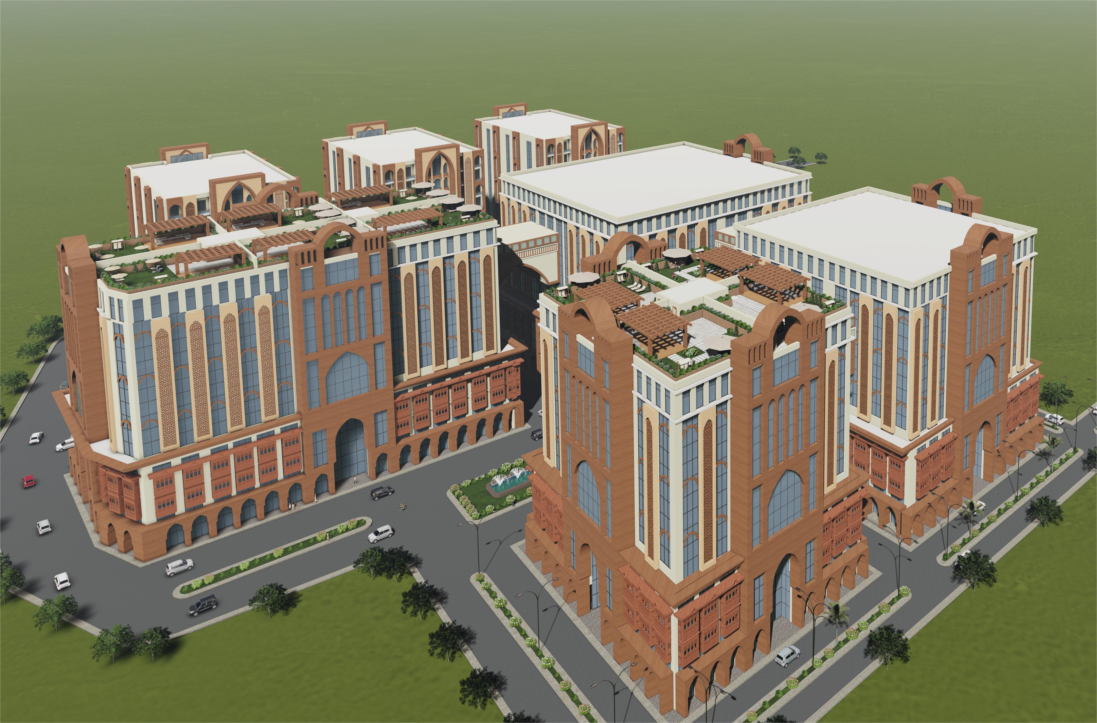 伊斯梅利亚伊斯兰风格混合用途建筑丨未明确提及专门设计方（涉及相关工作的有埃及工程集团）-12