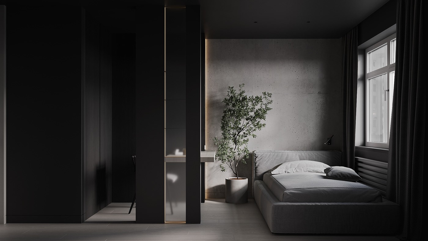 高级黑色系住宅设计 超酷-22