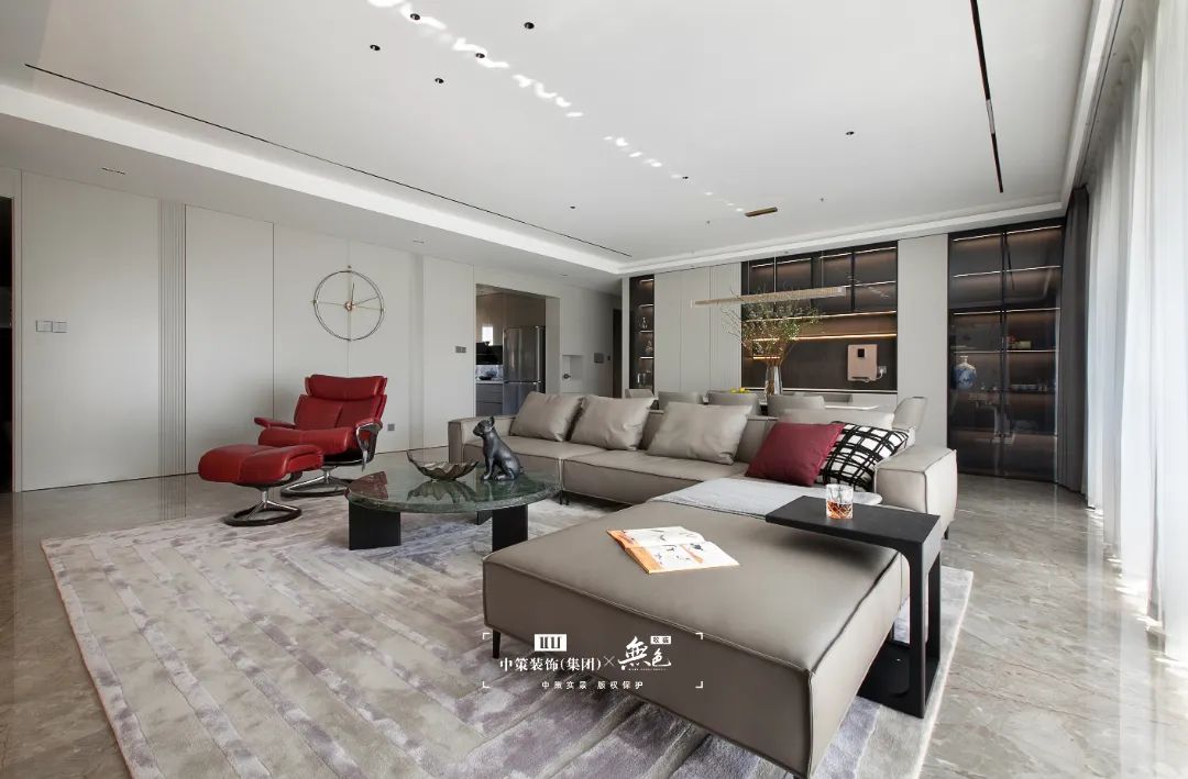 度假生活诗 · 昆明 200㎡大平层设计丨中国昆明丨中策装饰-8